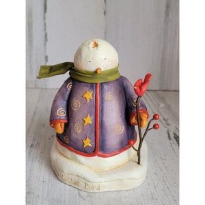 Lang 2005 classic Santa snowman little birdie Xmas home decor